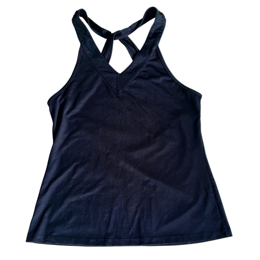 Kiava Womens size Large Black Athletic Yoga Tank Top
